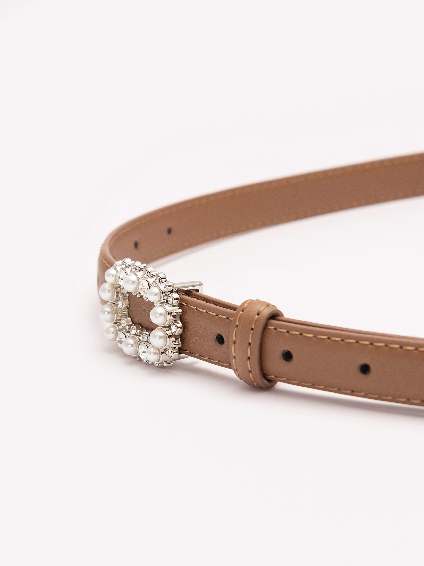 Embellished Buckle Belt