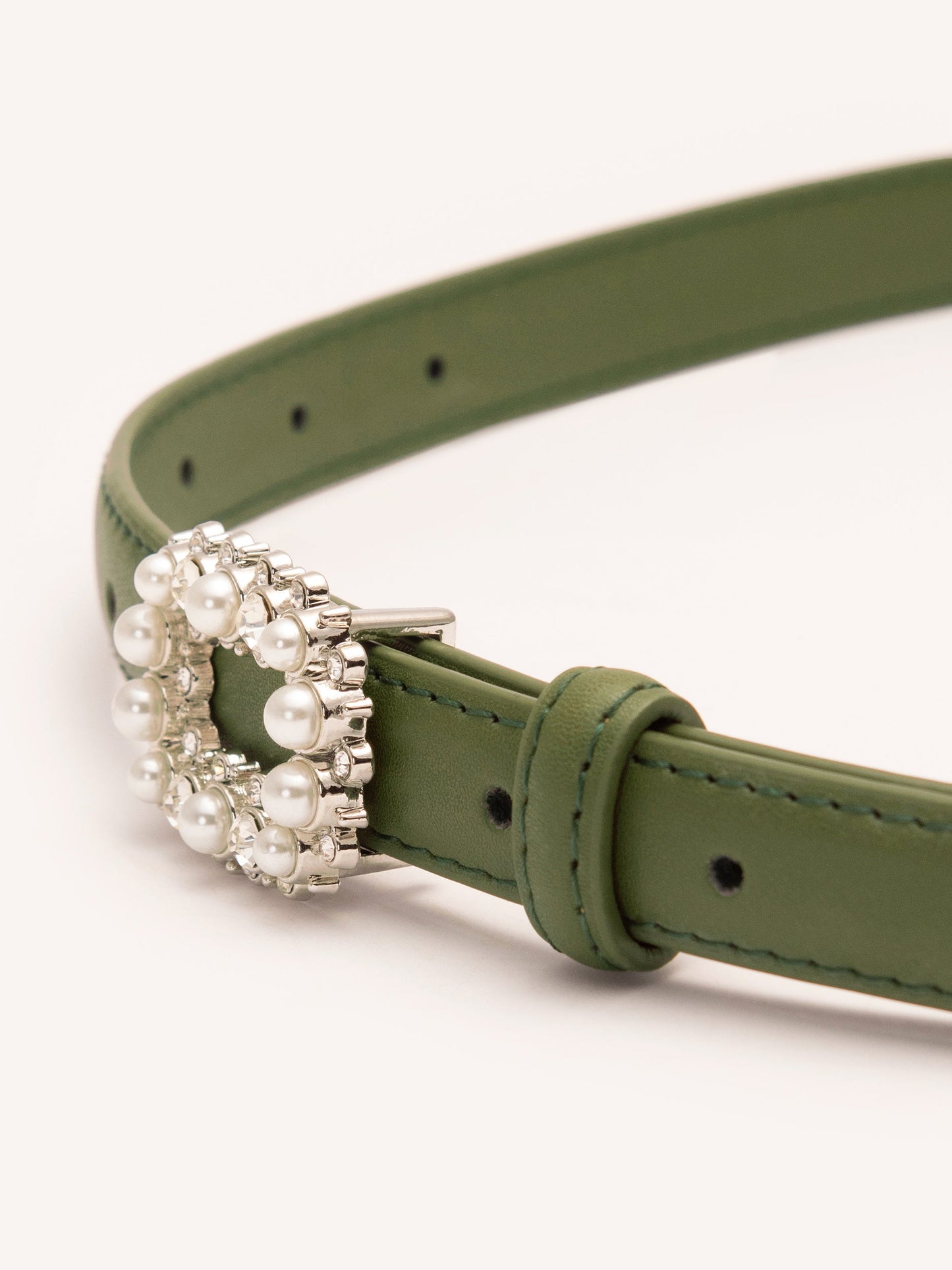 Embellished Buckle Belt