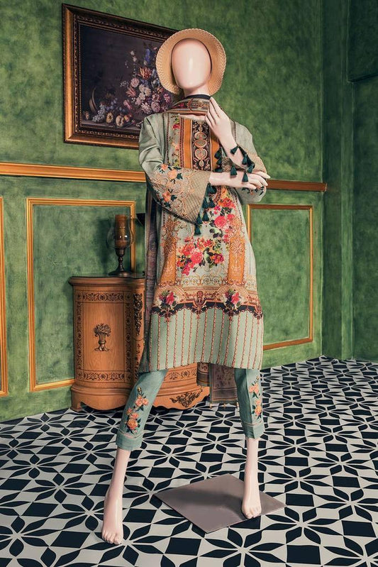 FIORI INCANTATI 4B (KHD-196-4B) (SHIRT/DUPATTA) - Saya