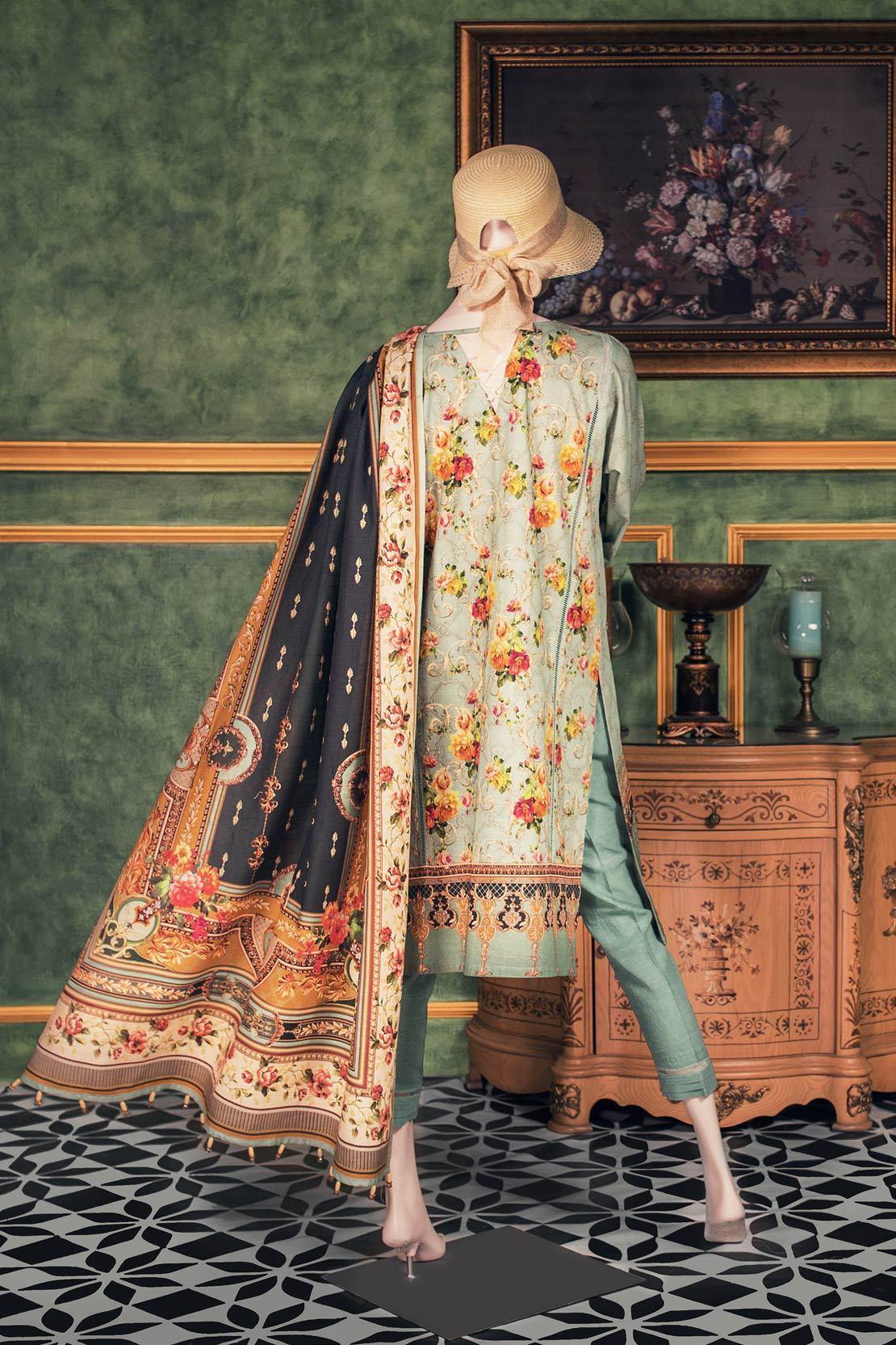 FIORI IINCANTATI 4B (KHADDAR SHIRT) UA186-4B - Saya