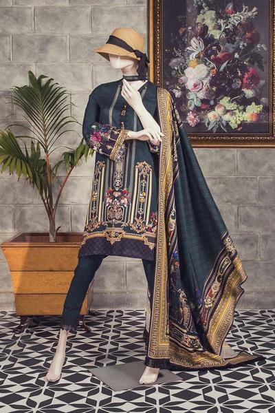 PEZZO D ARTE 2A (LIN-196-2A) (SHIRT/DUPATTA) - Saya