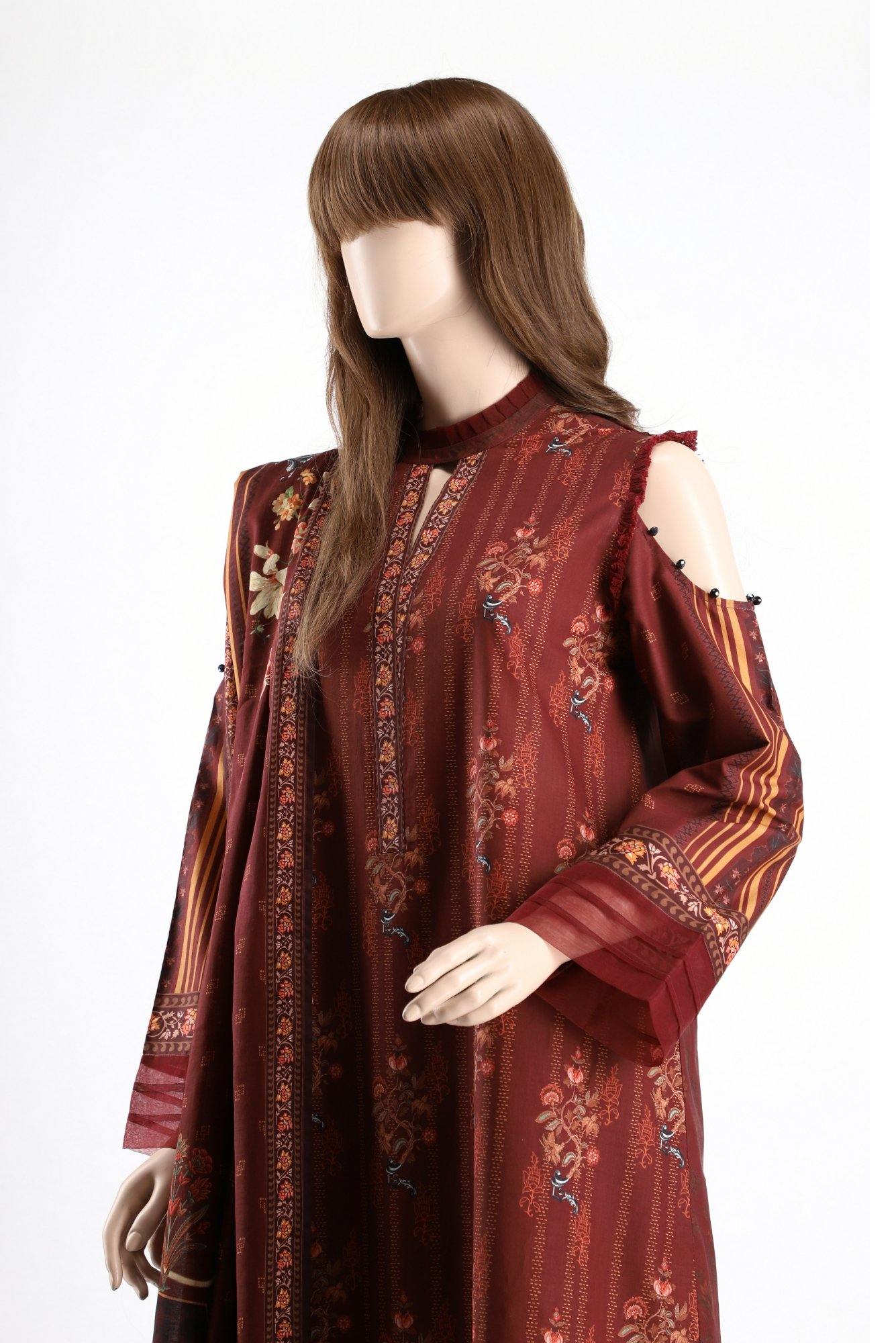 BLOOMING COSMOS UB-2016-9A (SHIRT/DUPATTA) - ELAN Staging