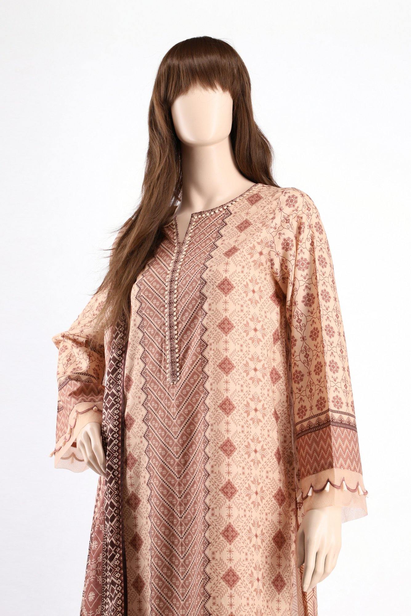 AVYANNA SWIRL UP-2016-10A (SHIRT/DUPATTA) - ELAN Staging