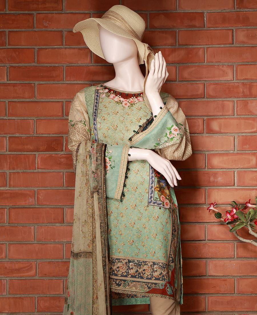 SERENE (UG-1924-FST-10A) (SHIRT/DUPATTA) - Saya
