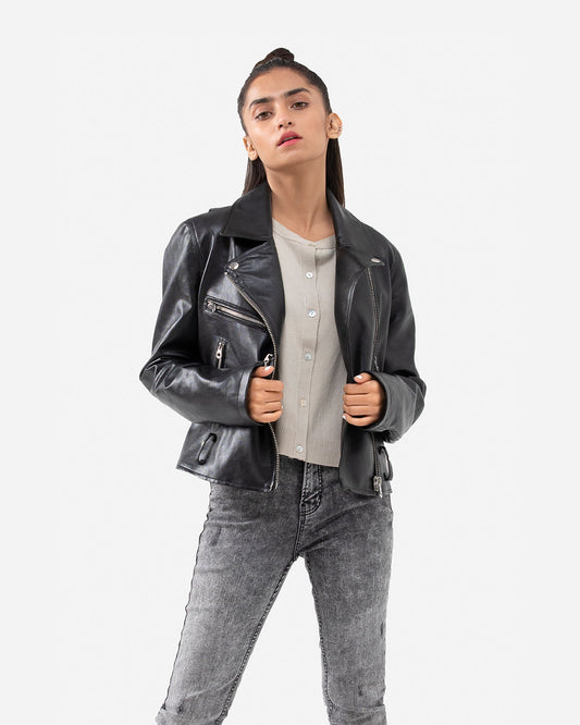 Leather Biker Jacket