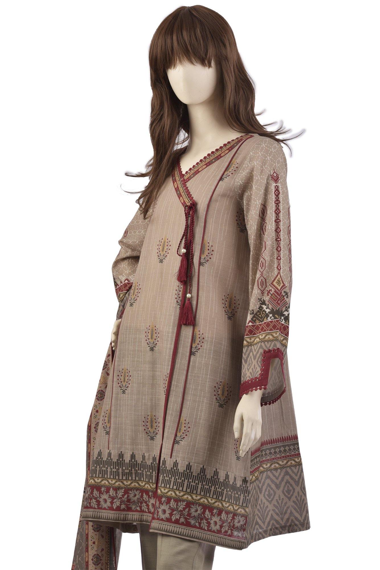 ROUGE POP UB-1927-7A (SHIRT/DUPATTA) - Saya