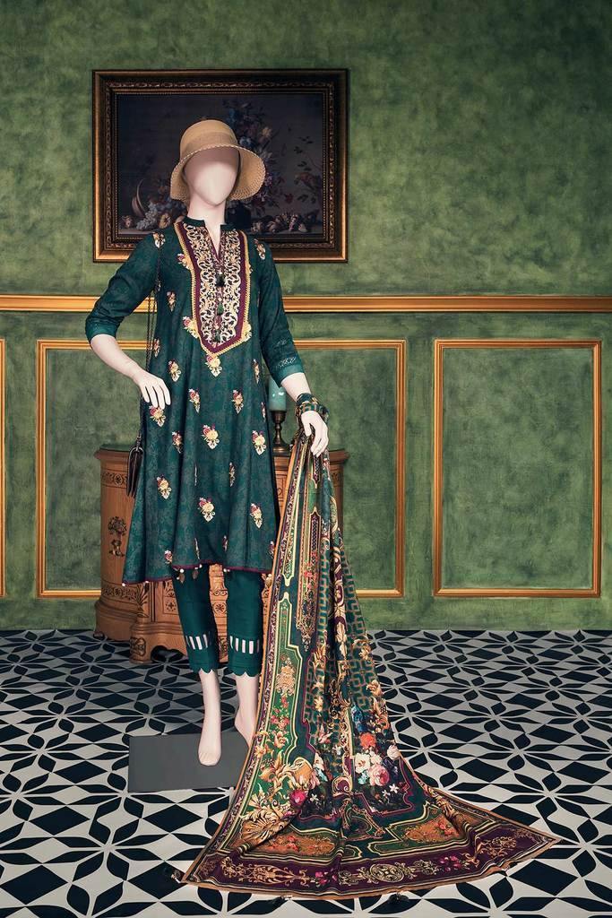 BUON FRESCO 2A (KHD-196-2A) (SHIRT/DUPATTA) - Saya