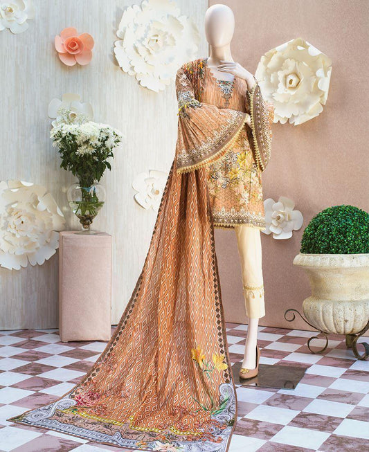 DAPPLED (UP-1924-SS18-03B) (SHIRT/DUPATTA) - Saya