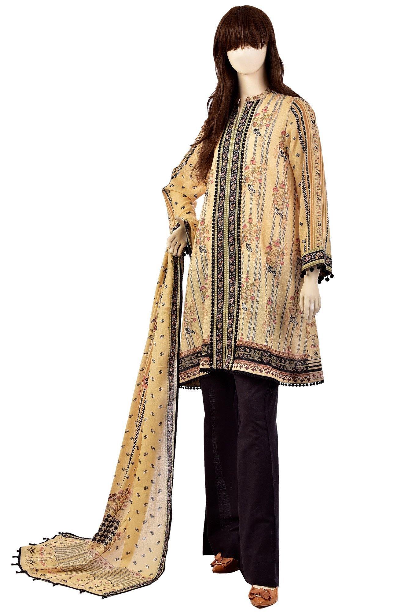 BLOOMING COSMOS UI-1927-9B (SHIRT/DUPATTA) - Saya