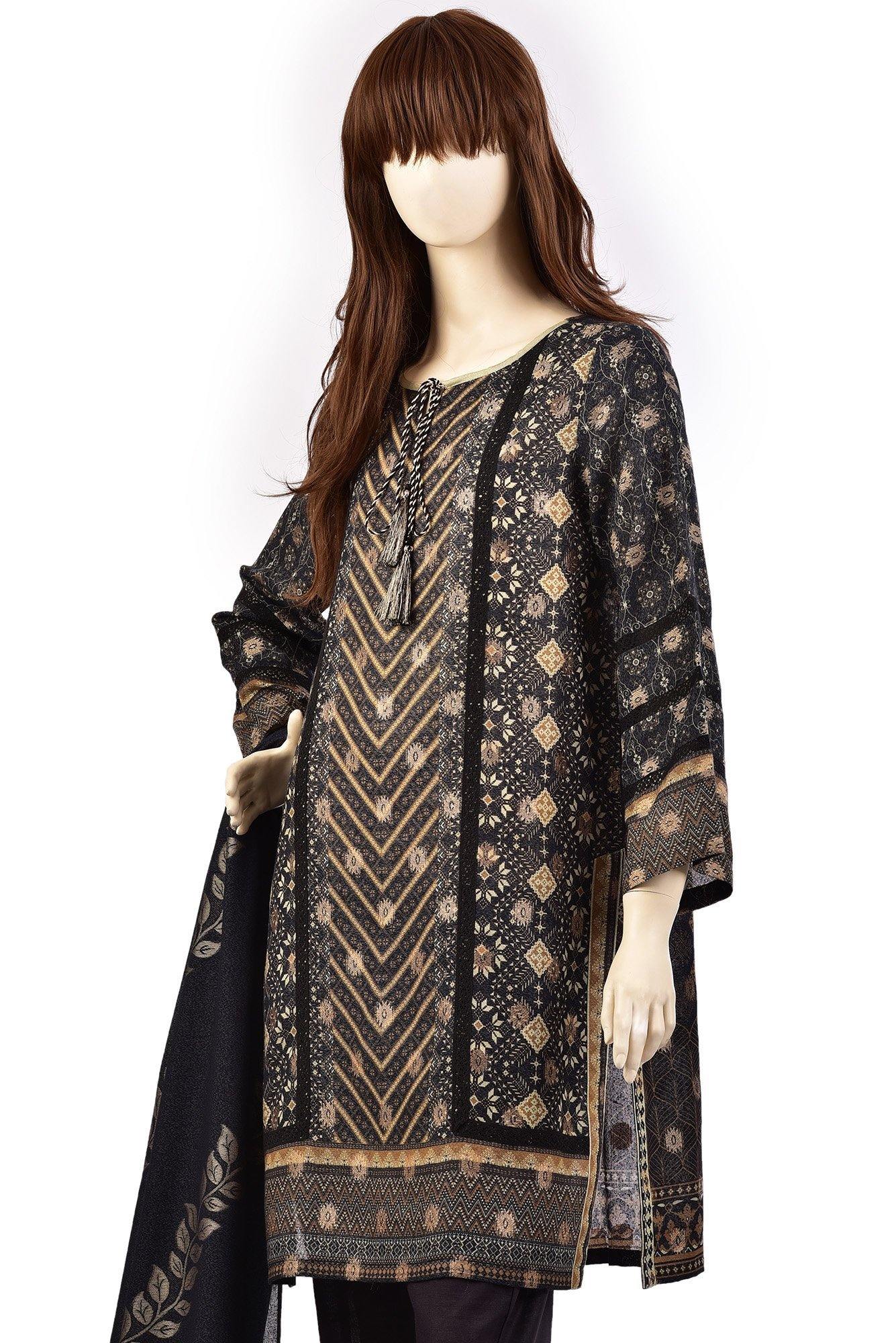 AVYANNA SWIRL UB-1927-10B (SHIRT/DUPATTA) - Saya