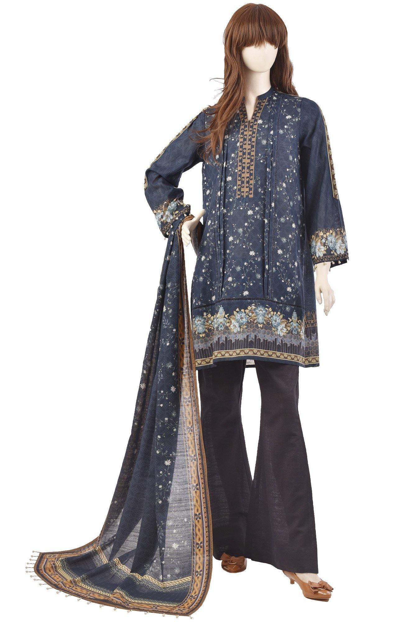 DAISY TRUSS UB-1927-3A (SHIRT/DUPATTA) - Saya
