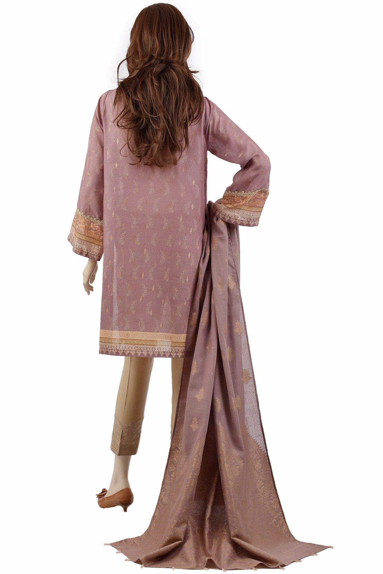 TRICKLED FLORA UP-1927-1A (SHIRT/DUPATTA) - Saya
