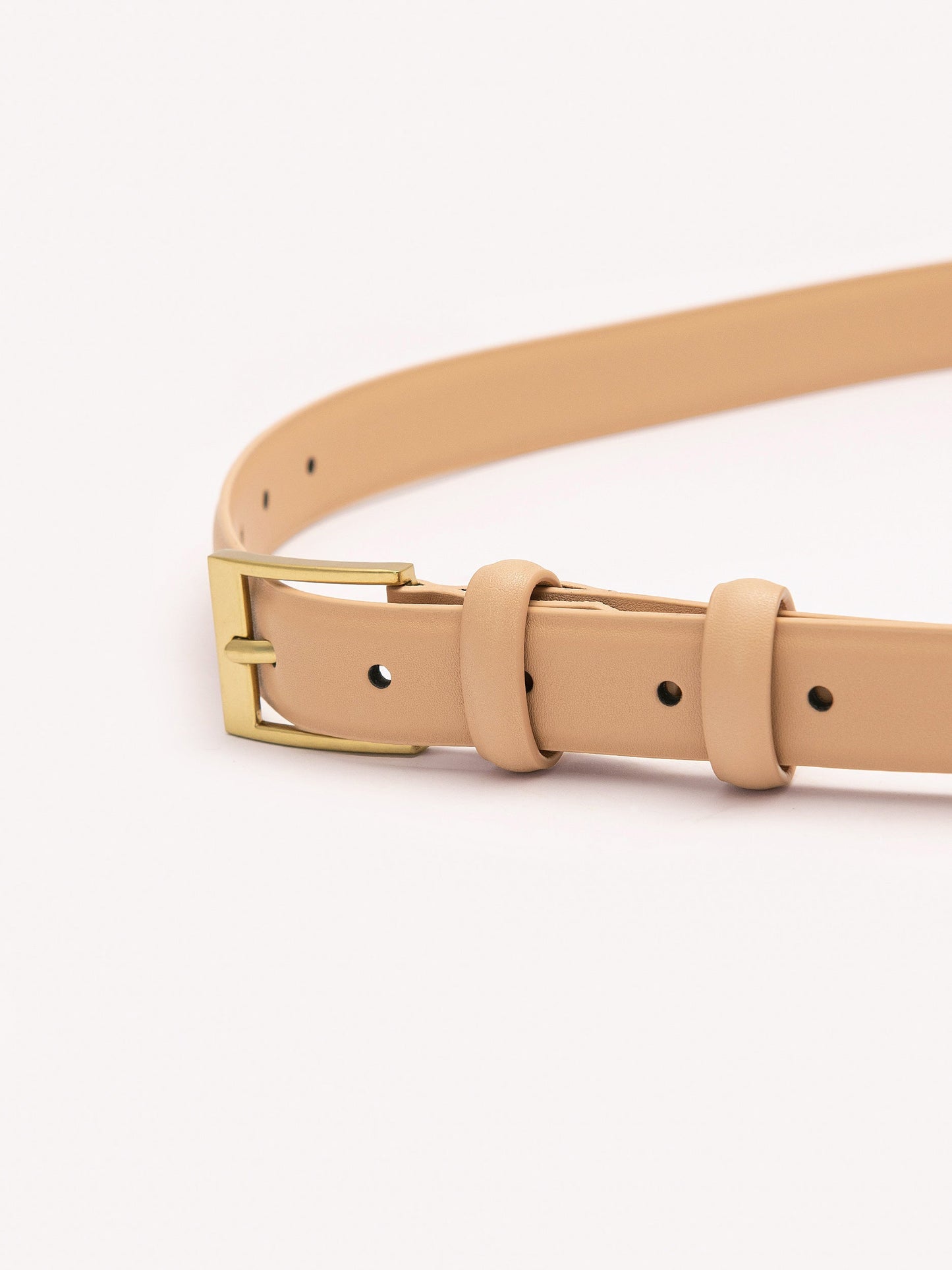 Classic Square-Shaped Buckle Belt