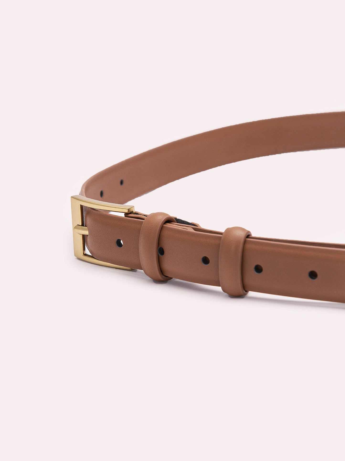 Classic Square-Shaped Buckle Belt