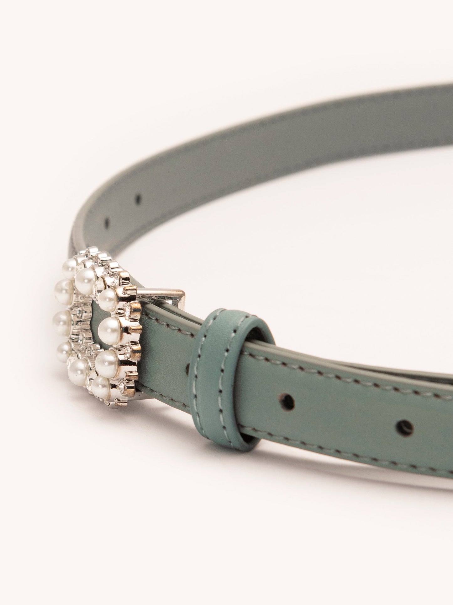 Embellished Buckle Belt