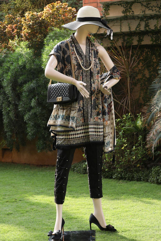 ESOTERIC TALE (UB-1924-CW-07B) (SHIRT/DUPATTA) - Saya