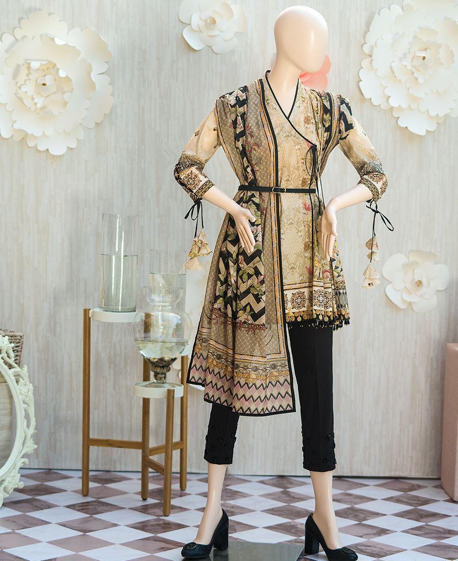 GARLAND (UB-1924-SS18-05A) (SHIRT/DUPATTA) - Saya