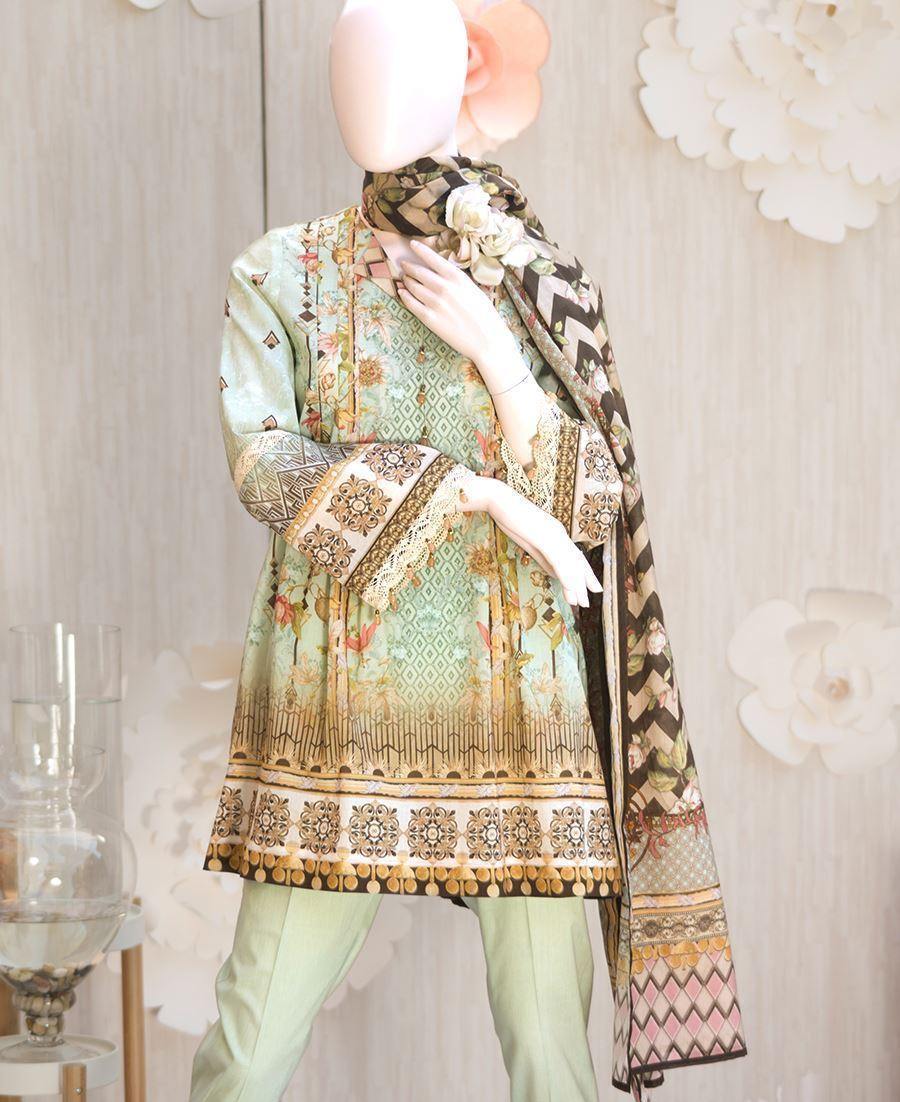 GARLAND (UG-1924-SS18-05B) (SHIRT/DUPATTA) - Saya