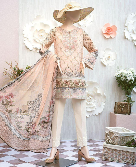 HANGING GARDENS (UB-1924-SS18-01A) (SHIRT/DUPATTA) - Saya