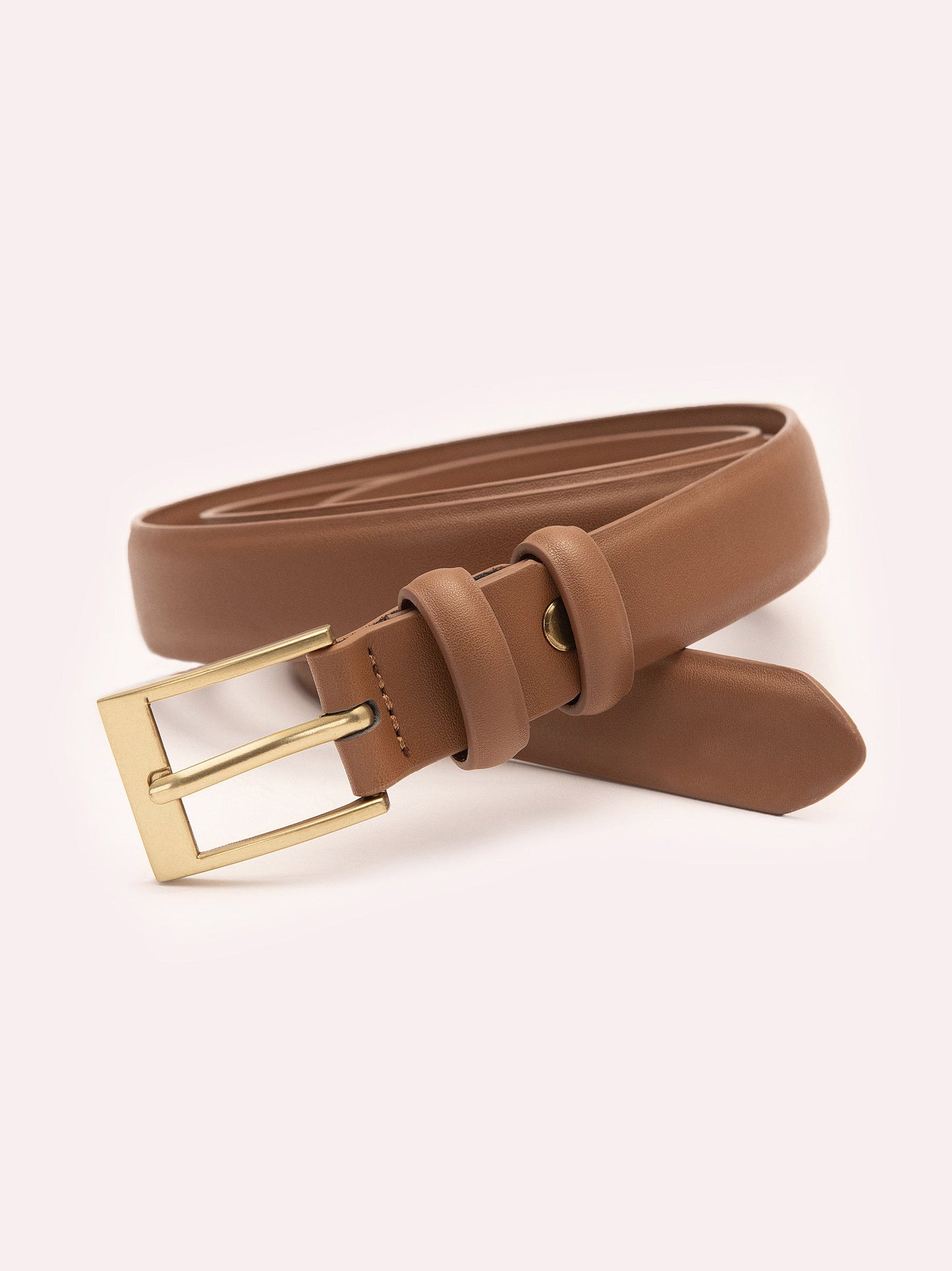 Classic Square-Shaped Buckle Belt