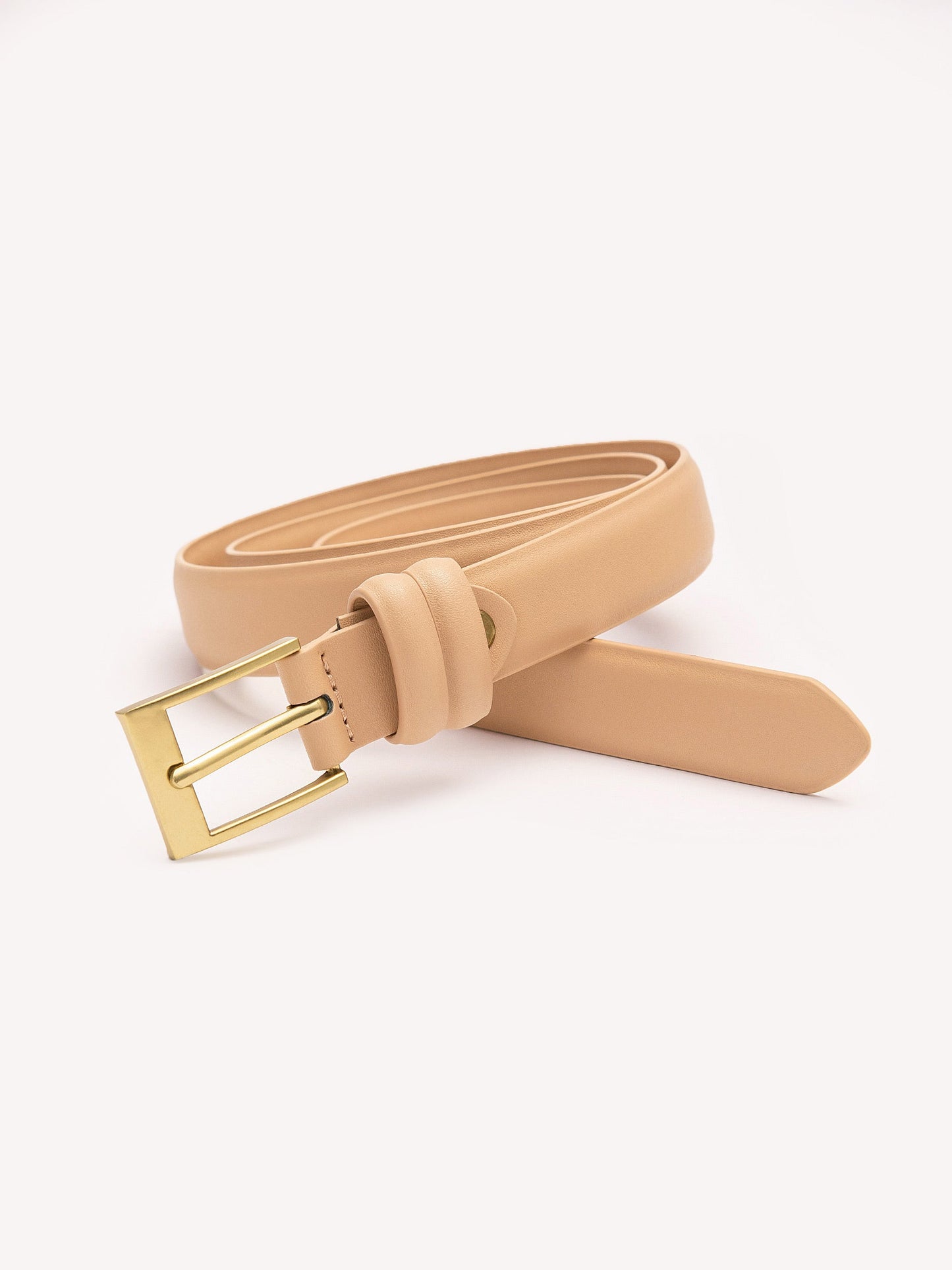 Classic Square-Shaped Buckle Belt