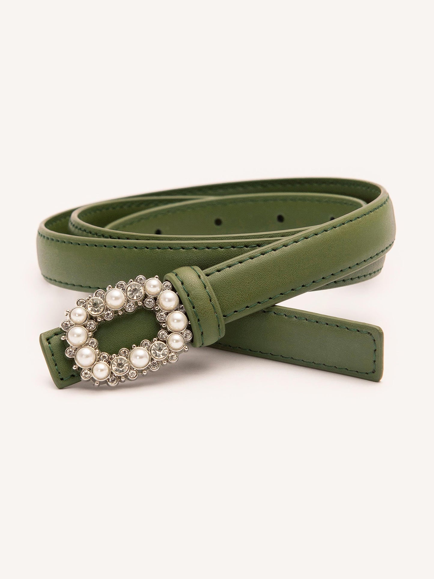 Embellished Buckle Belt
