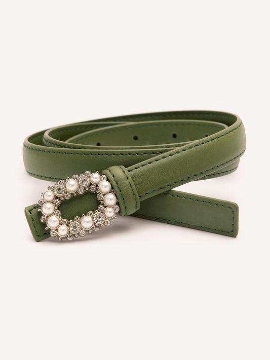Embellished Buckle Belt