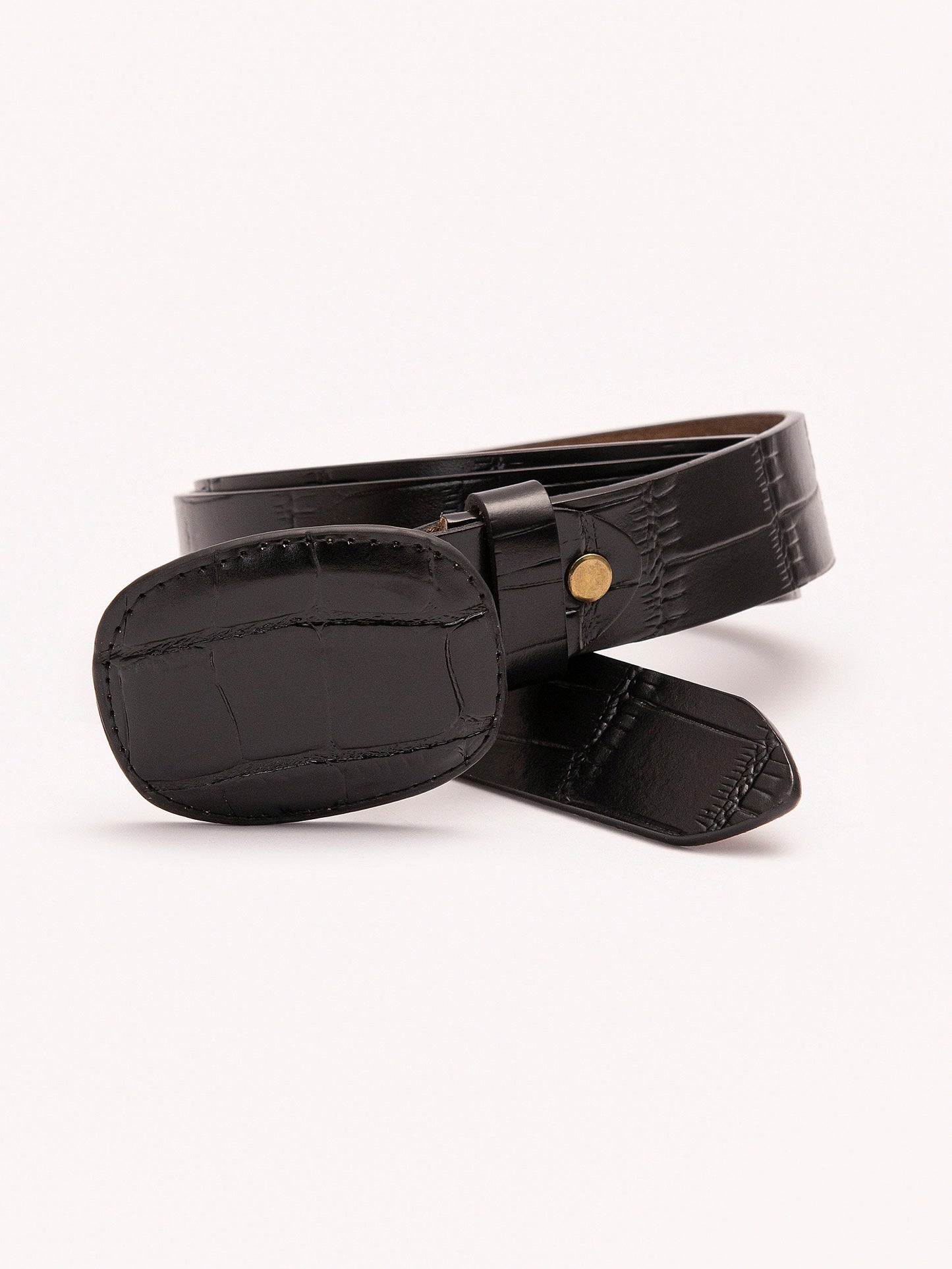 Animal Textured Cowboy Belt