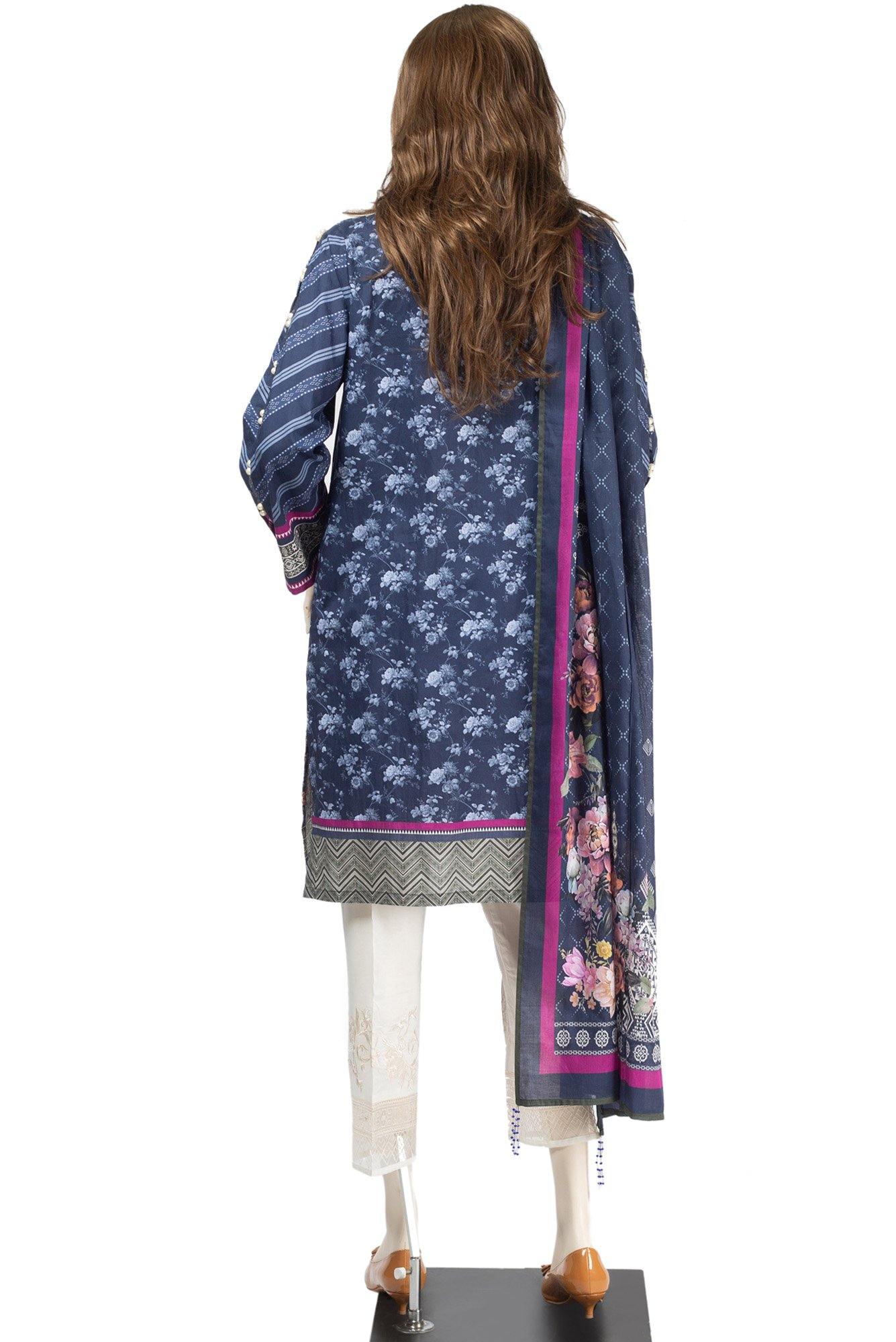 FLOKATI UB-1915-02B (SHIRT/DUPATTA) - Saya