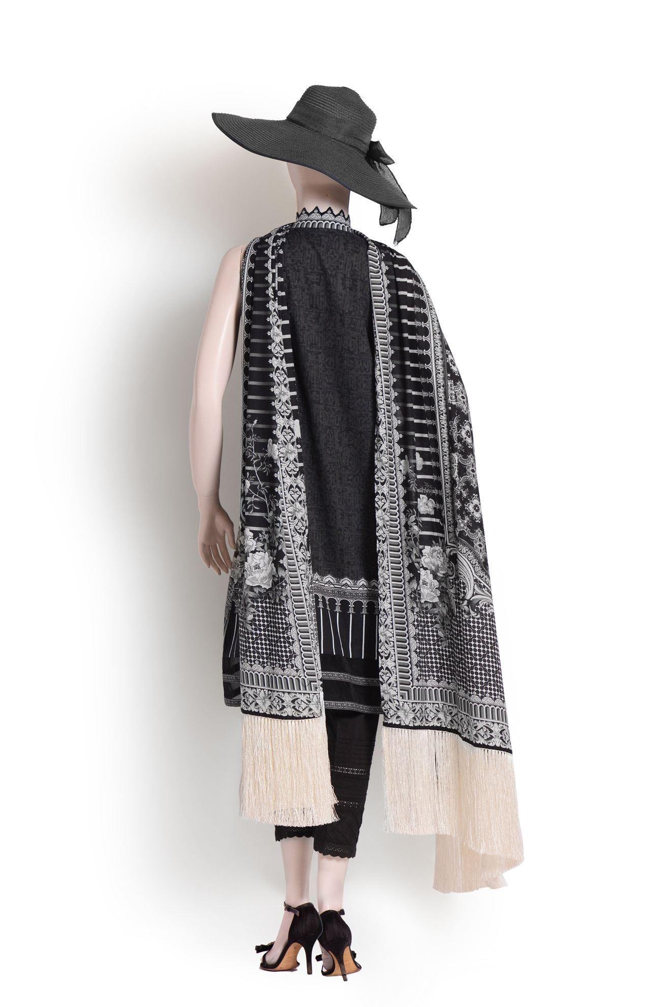 INSOMNIA (UB185-01) (SHIRT/DUPATTA) - Saya
