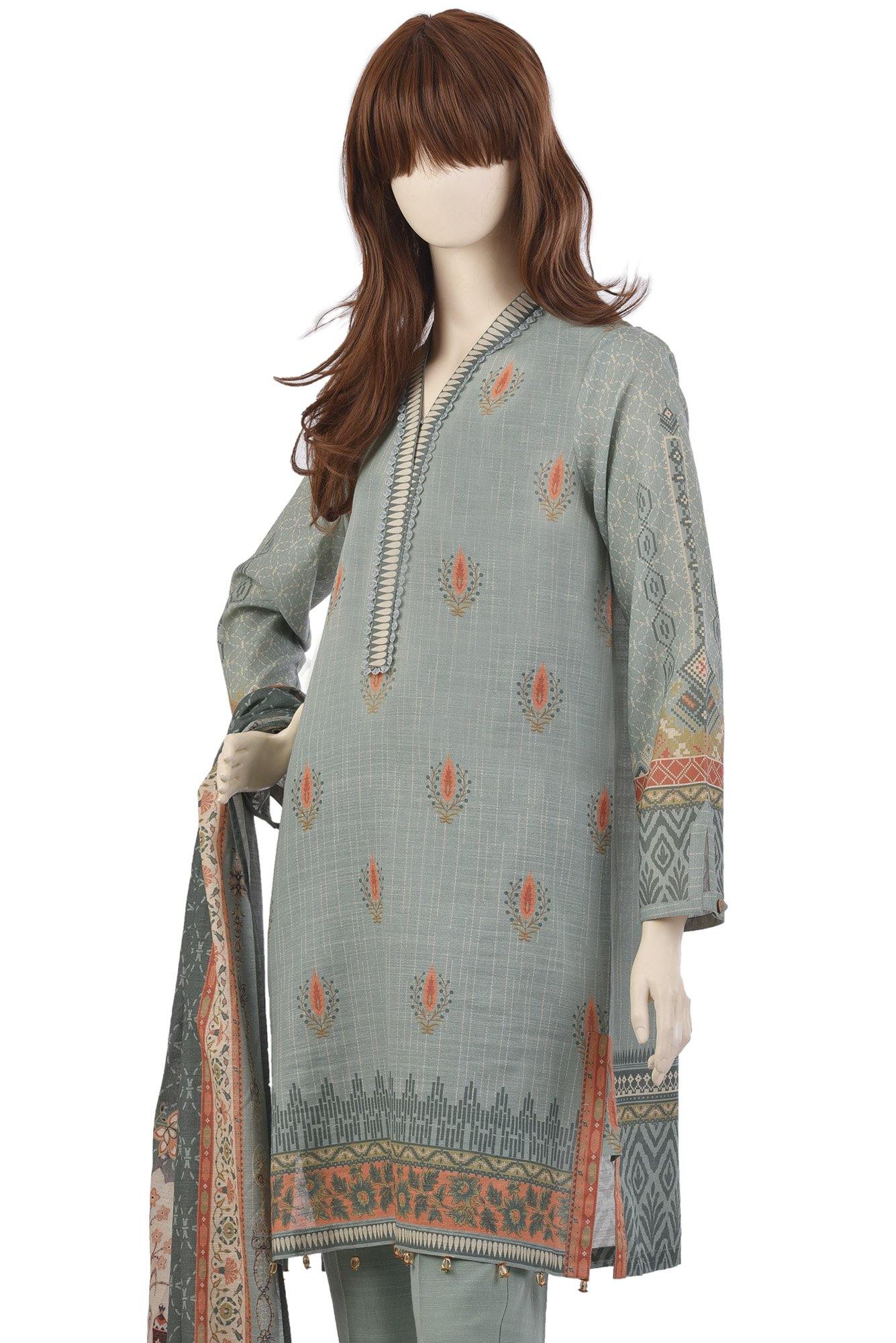 ROUGE POP UT-1927-7B (SHIRT/DUPATTA) - Saya