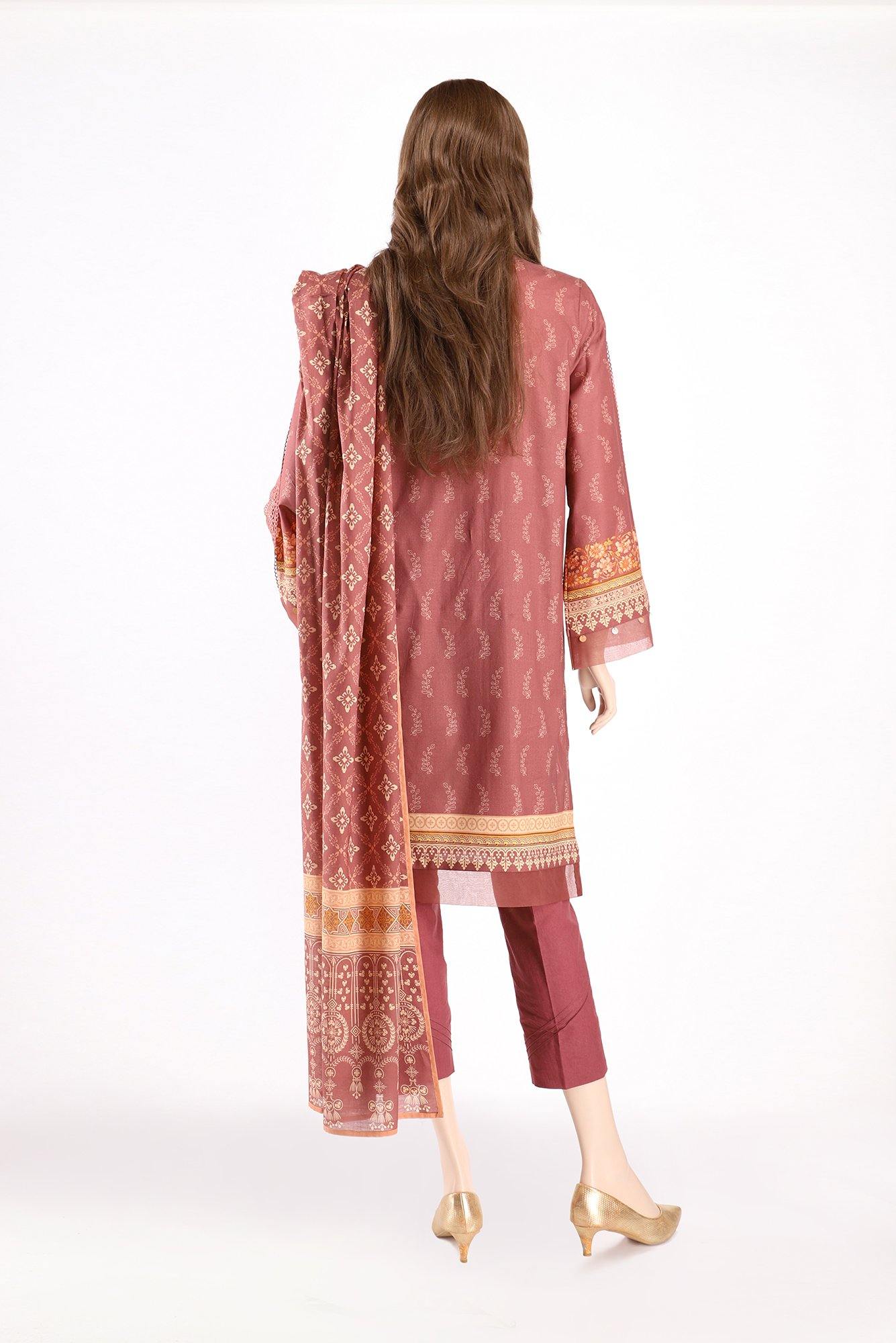 TRICKLED FLORA UP-2016-1A (SHIRT/DUPATTA) - Saya