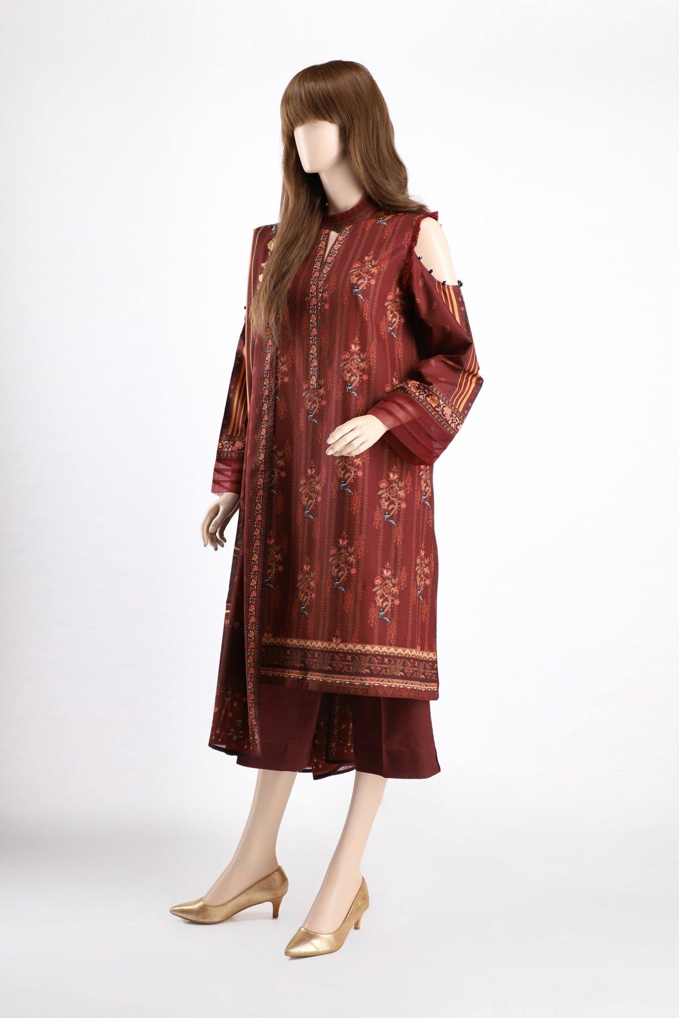 BLOOMING COSMOS UB-2016-9A (SHIRT/DUPATTA) - ELAN Staging