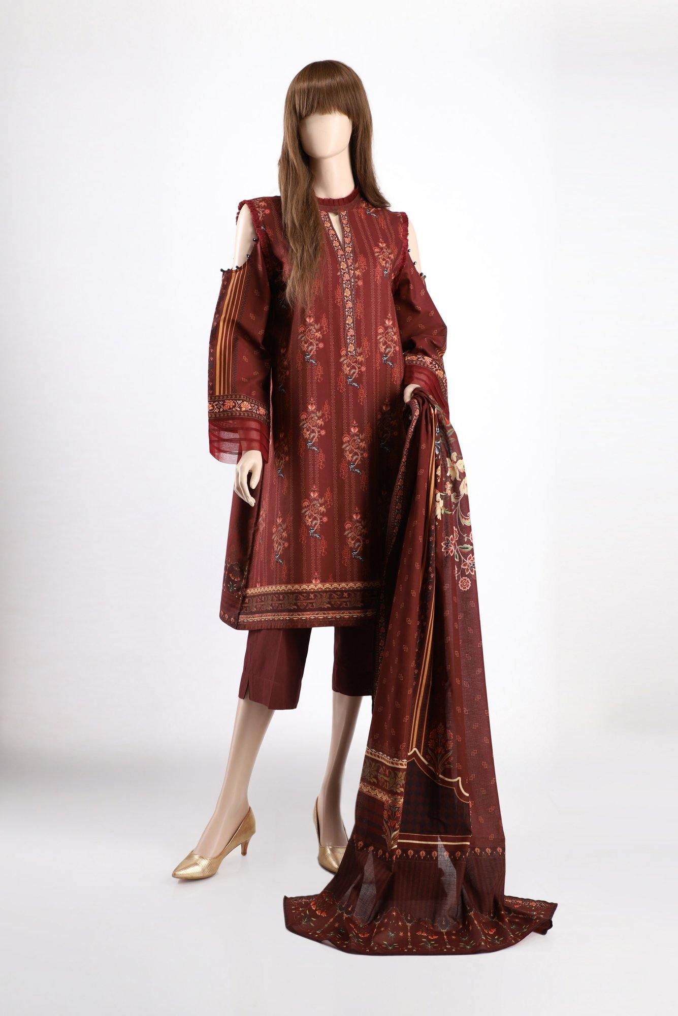 BLOOMING COSMOS UB-2016-9A (SHIRT/DUPATTA) - ELAN Staging