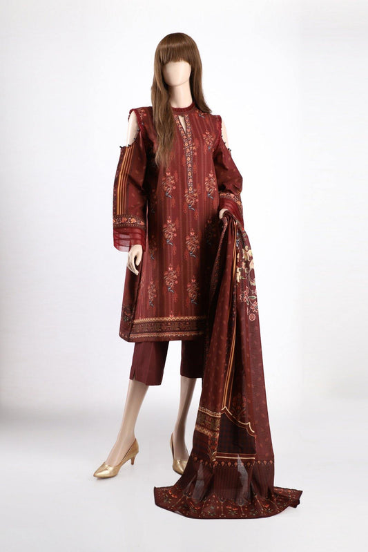 BLOOMING COSMOS UB-2016-9A (SHIRT/DUPATTA) - ELAN Staging