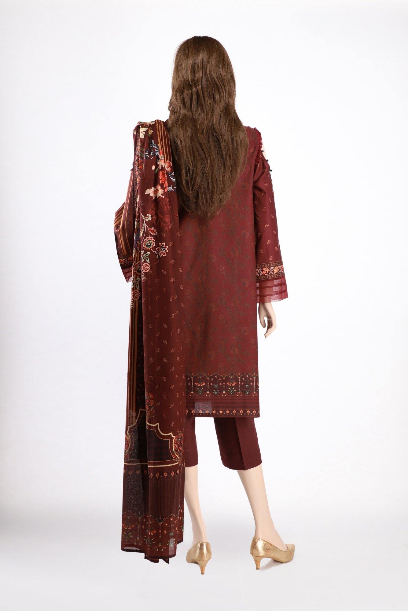 BLOOMING COSMOS UB-2016-9A (SHIRT/DUPATTA) - ELAN Staging