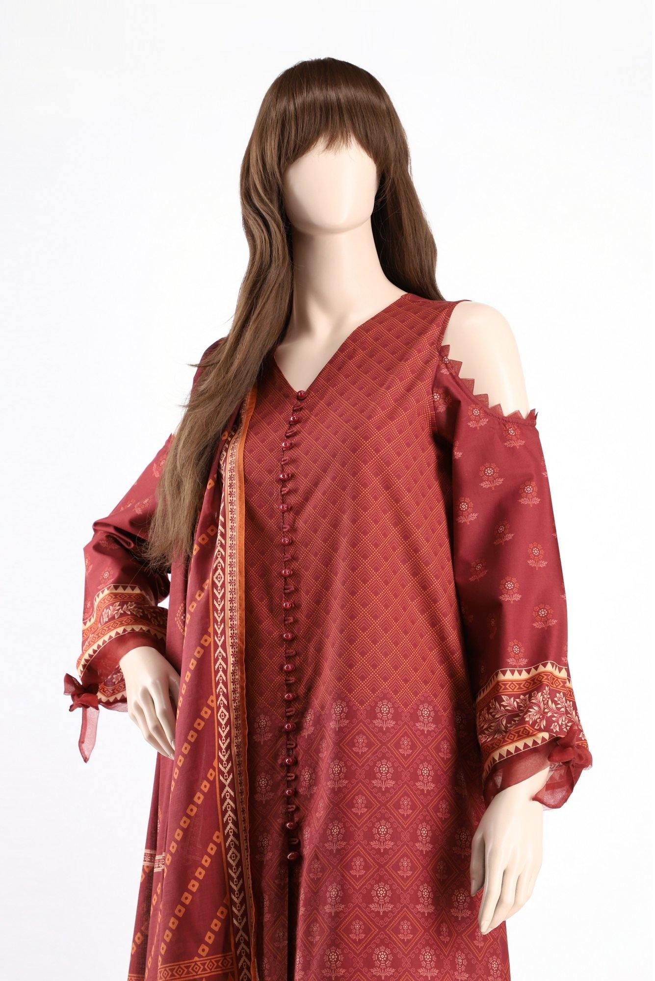 SUBTLE PANSY UM-2016-4B (SHIRT/DUPATTA) - ELAN Staging