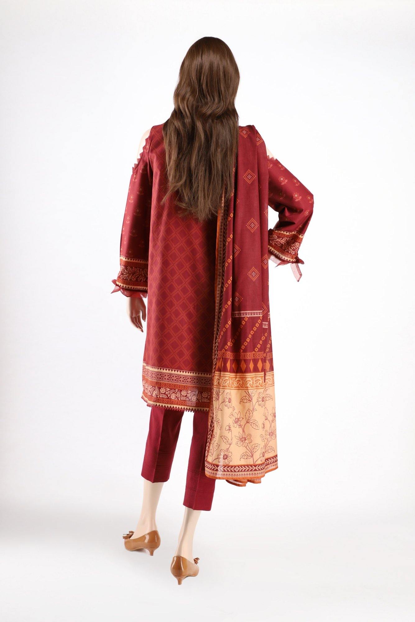 SUBTLE PANSY UM-2016-4B (SHIRT/DUPATTA) - ELAN Staging
