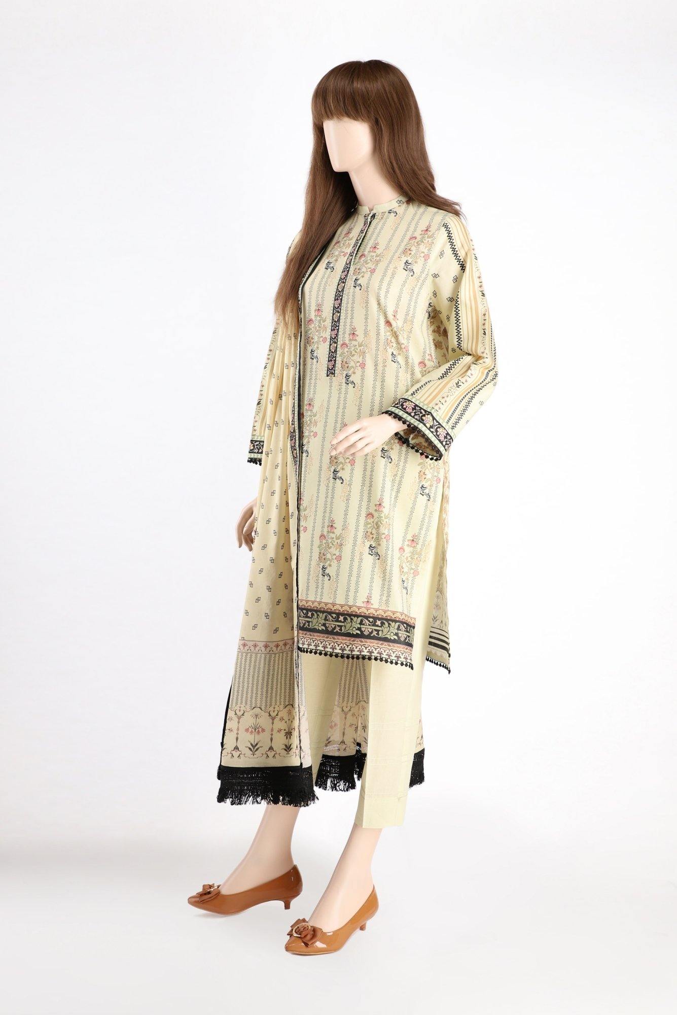 BLOOMING COSMOS UI-2016-9B (SHIRT/DUPATTA) - ELAN Staging