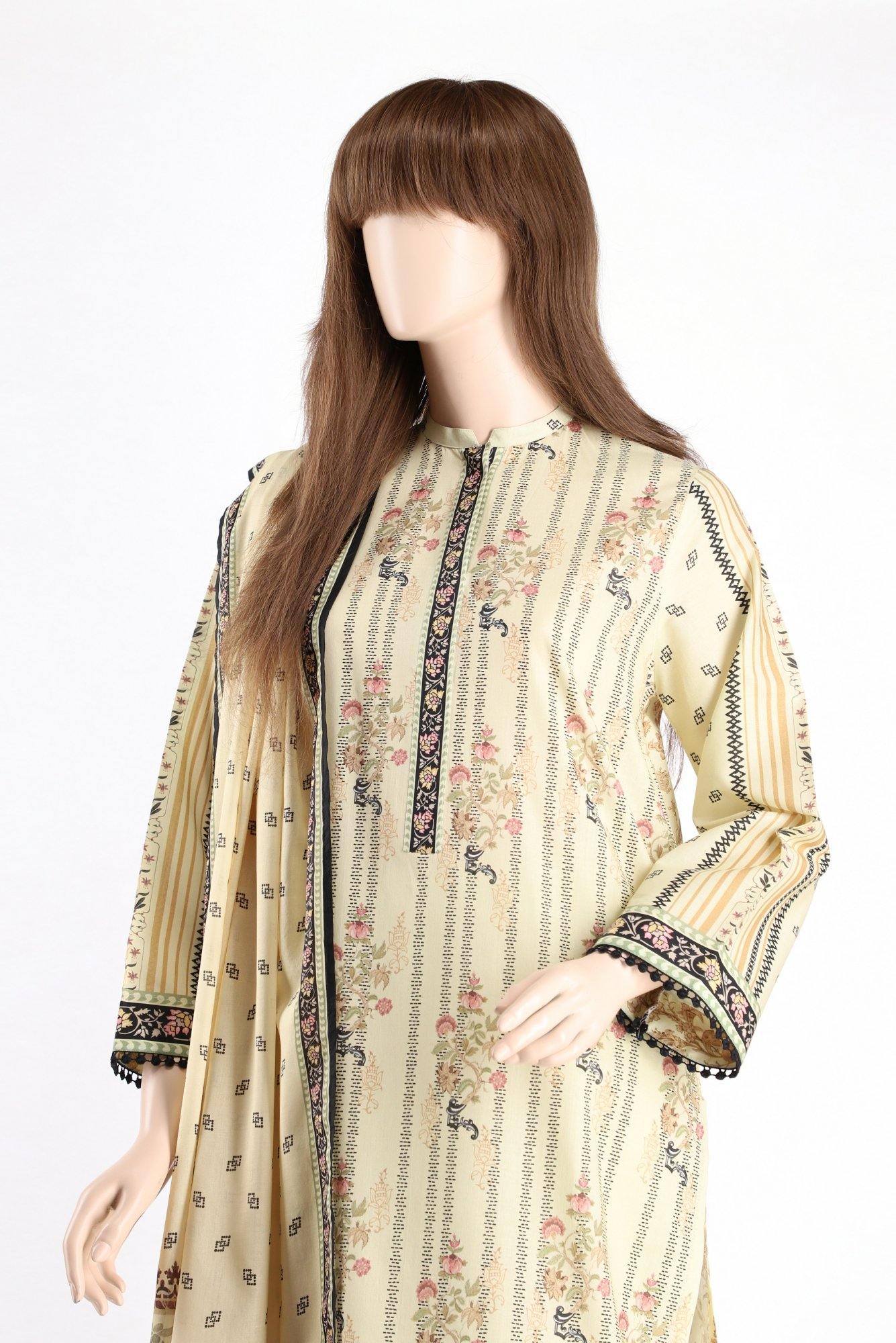 BLOOMING COSMOS UI-2016-9B (SHIRT/DUPATTA) - ELAN Staging