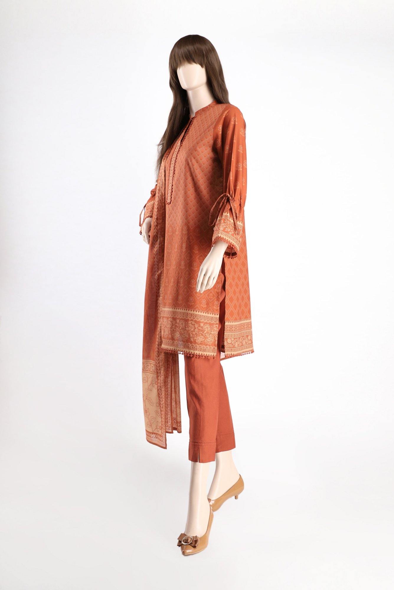SUBTLE PANSY UO-2016-4A (SHIRT/DUPATTA) - ELAN Staging