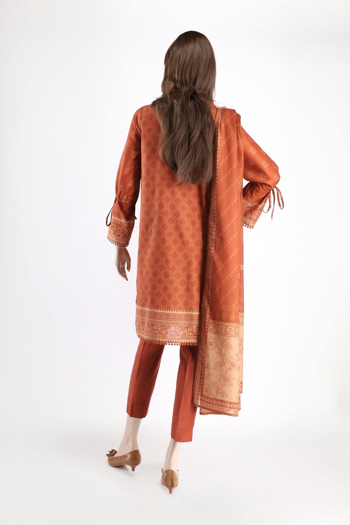 SUBTLE PANSY UO-2016-4A (SHIRT/DUPATTA) - ELAN Staging