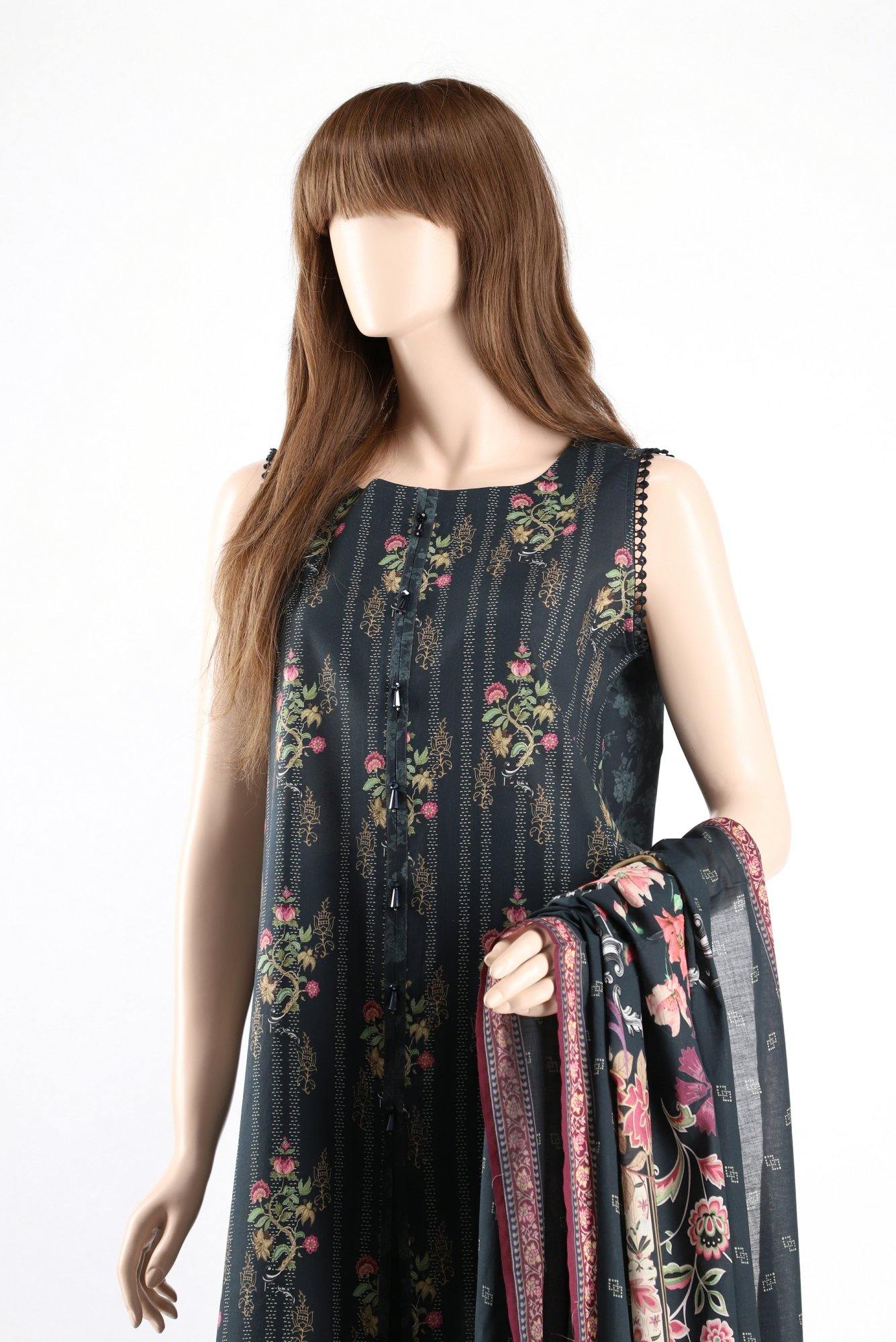 BLOOMING COSMOS UB-2016-9C (SHIRT/DUPATTA) - ELAN Staging
