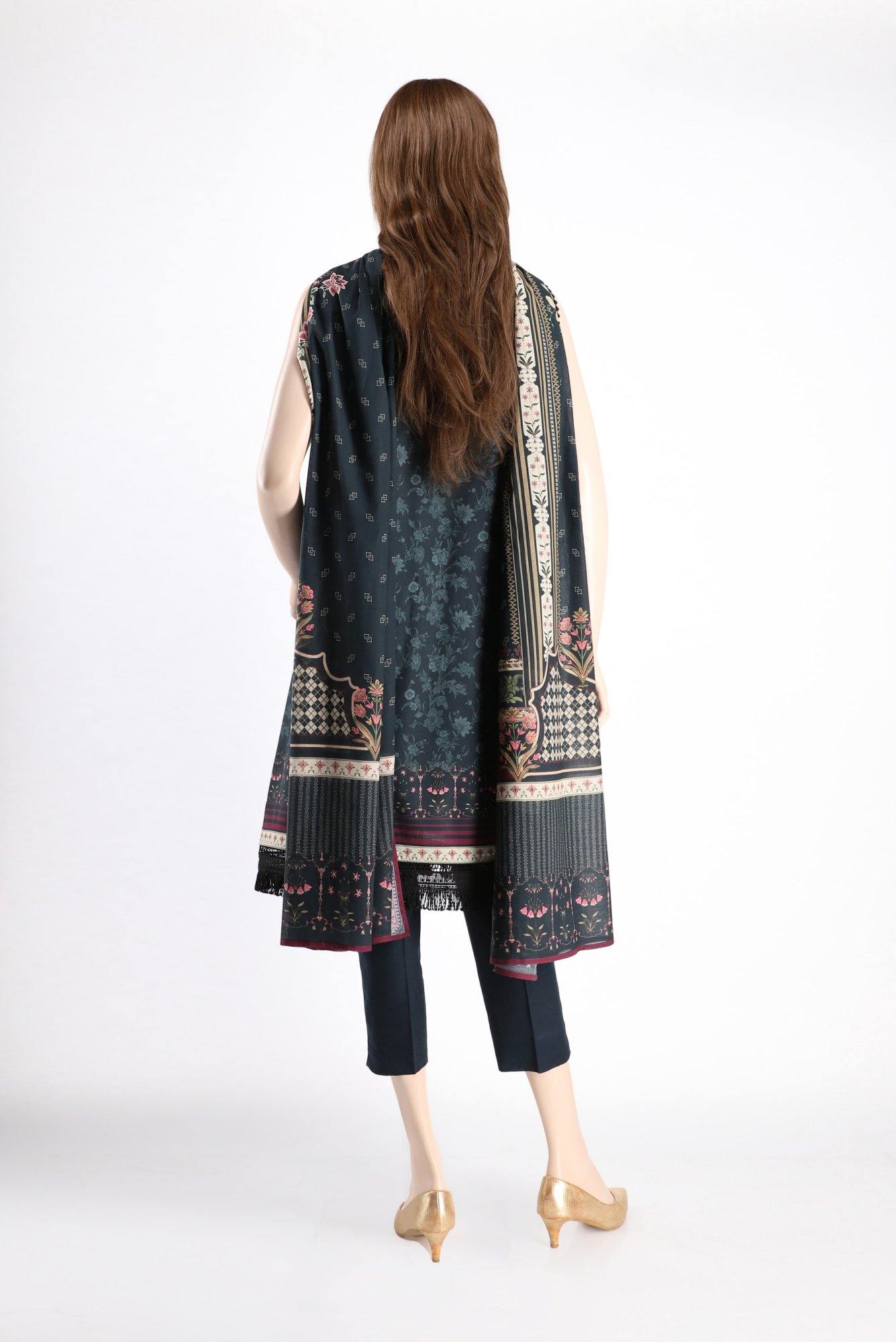 BLOOMING COSMOS UB-2016-9C (SHIRT/DUPATTA) - ELAN Staging