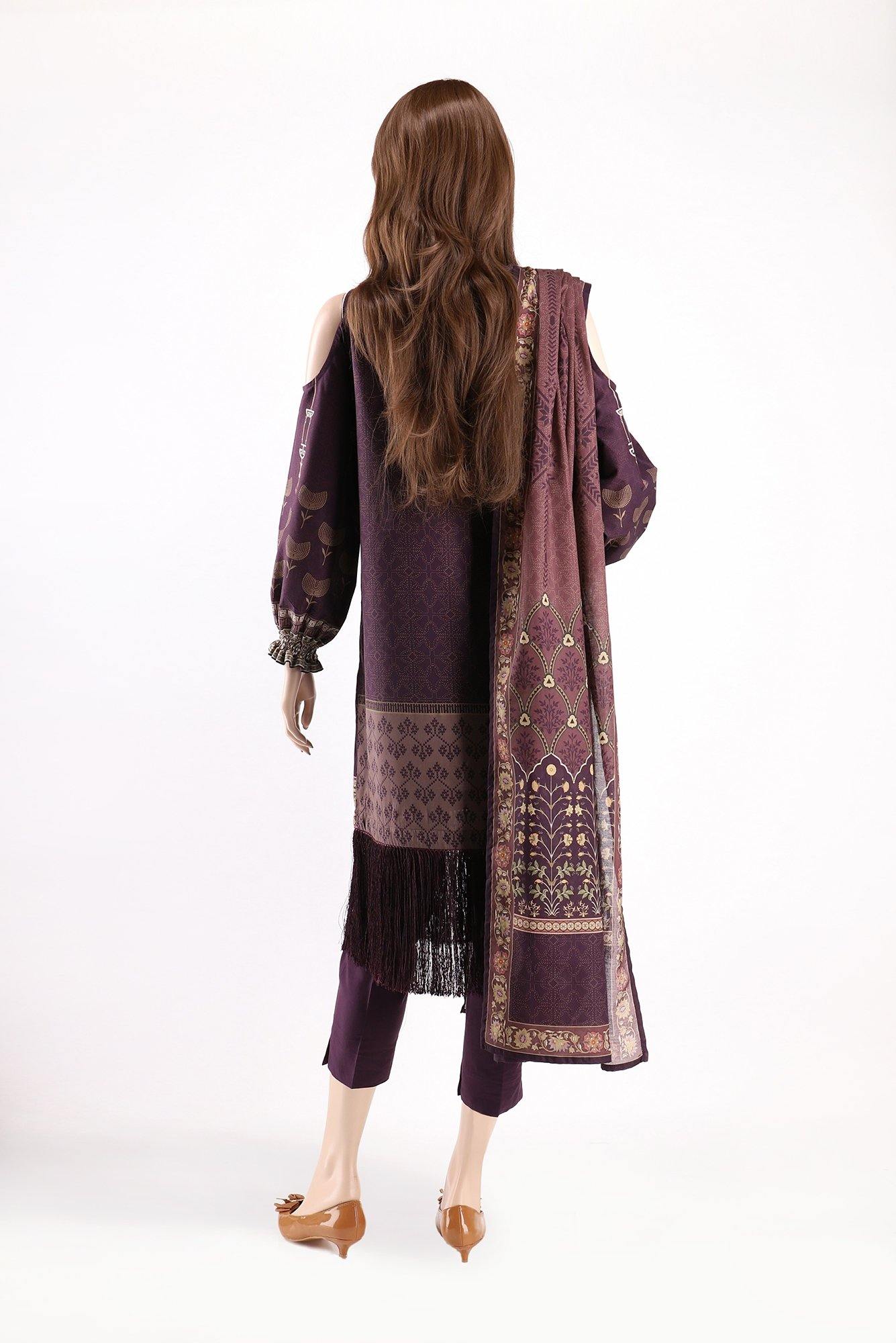 GEOMETRIC WAVE UP-2016-8B (SHIRT/DUPATTA) - ELAN Staging