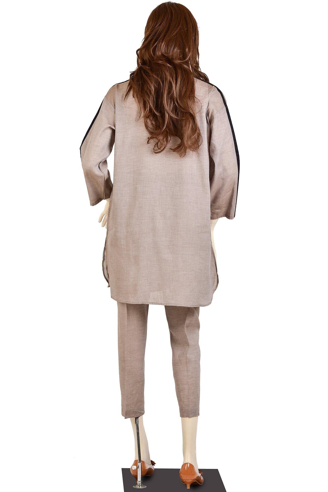 SP-308 (LIGHT BROWN) (SHIRT/TROUSER) - Saya