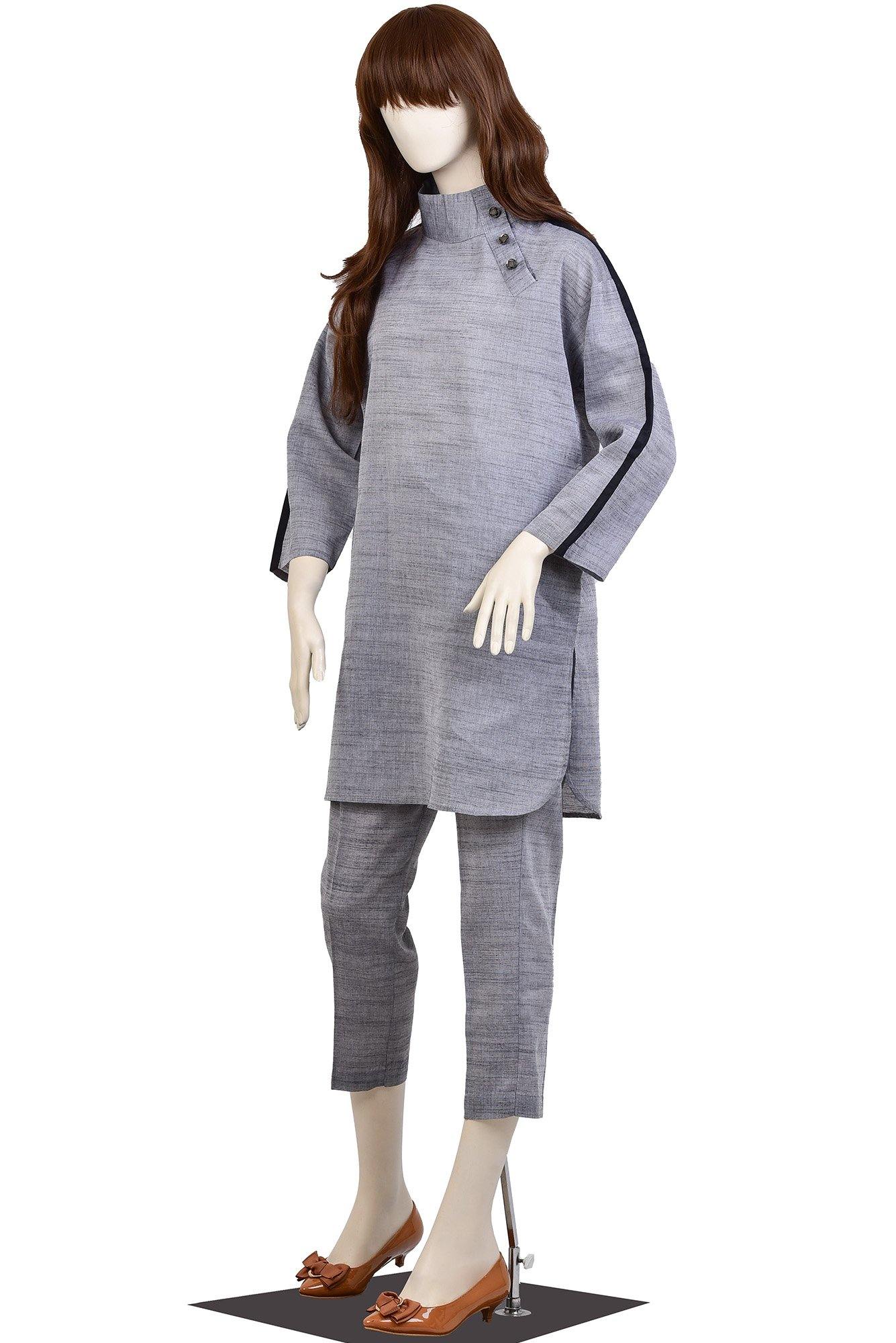SP-308 (GREY) (SHIRT/TROUSER) - Saya