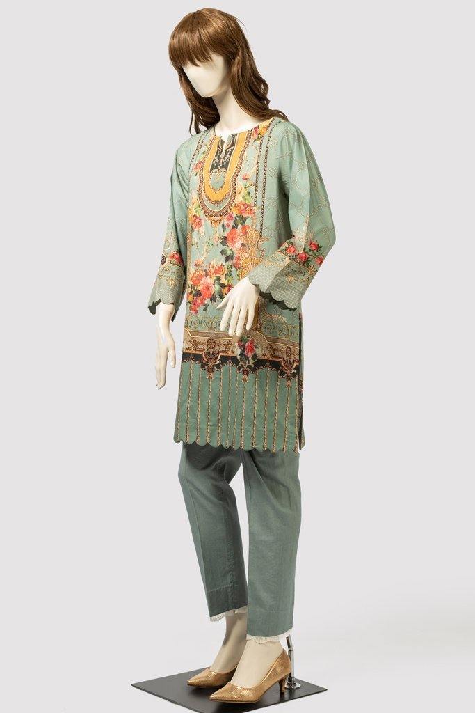 FIORI INCANTATI 4B (KHD-196-4B) (SHIRT/DUPATTA) - Saya