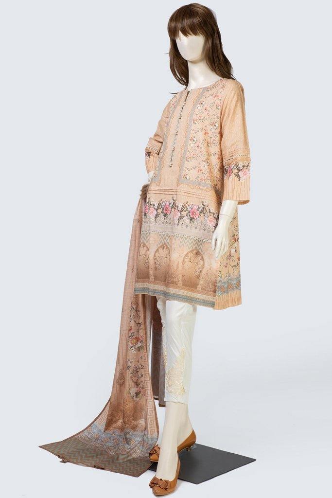 SS19 P-1917-03B (SHIRT/DUPATTA) - Saya