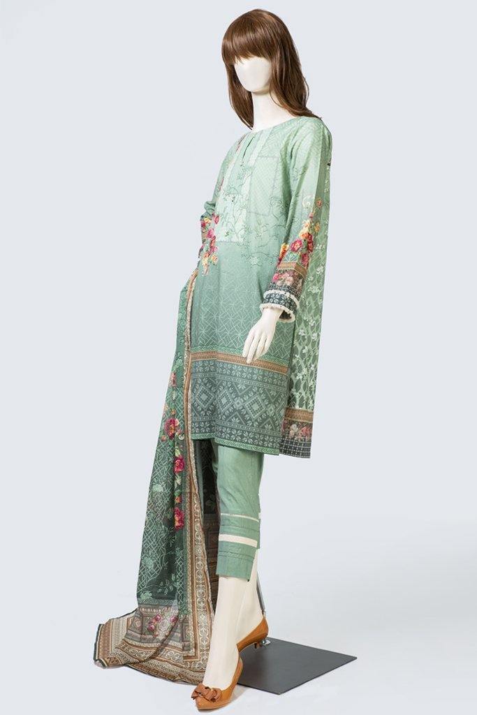 SS19 G-1917-05C (SHIRT/DUPATTA) - Saya